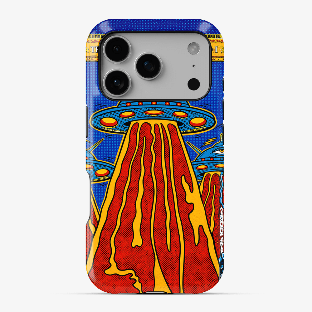 Retro UFO Beam Phone Case