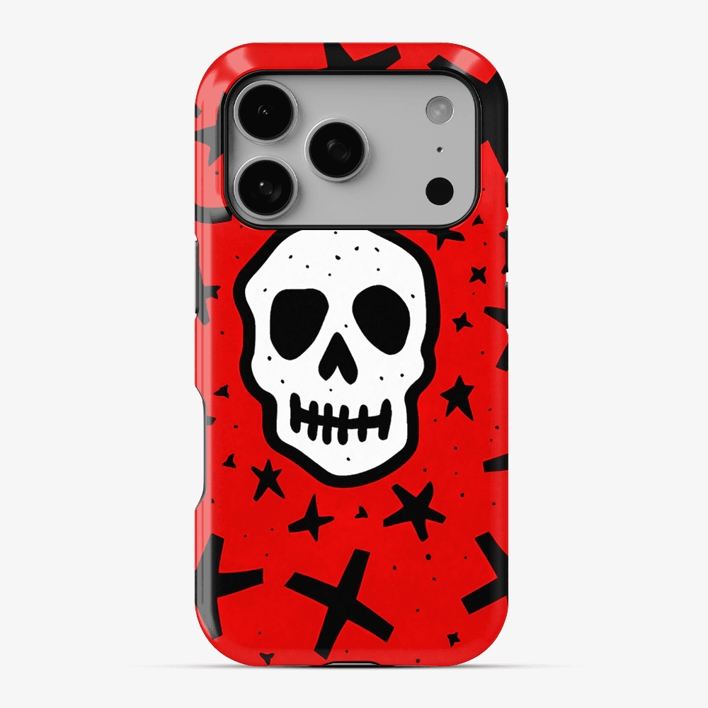 Skull Doodle Pattern Phone Case premium designer phone case
