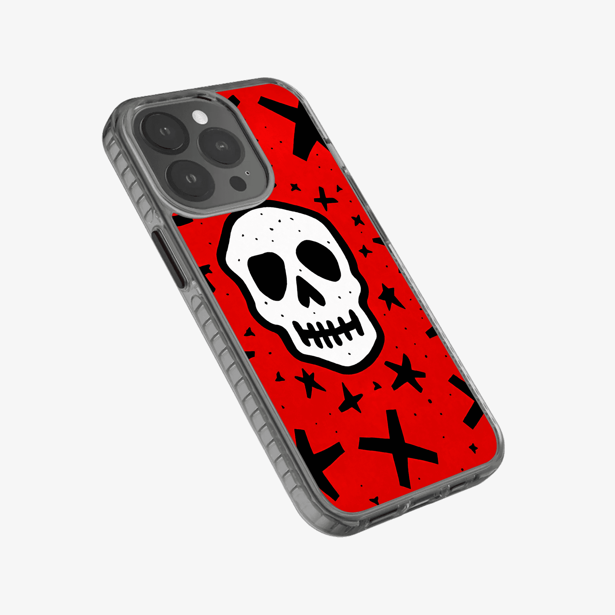 Skull Doodle Pattern Phone Case