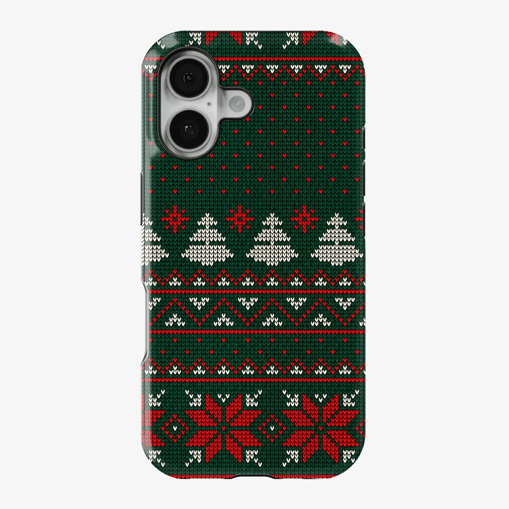 Holiday Knit Pattern Phone Case