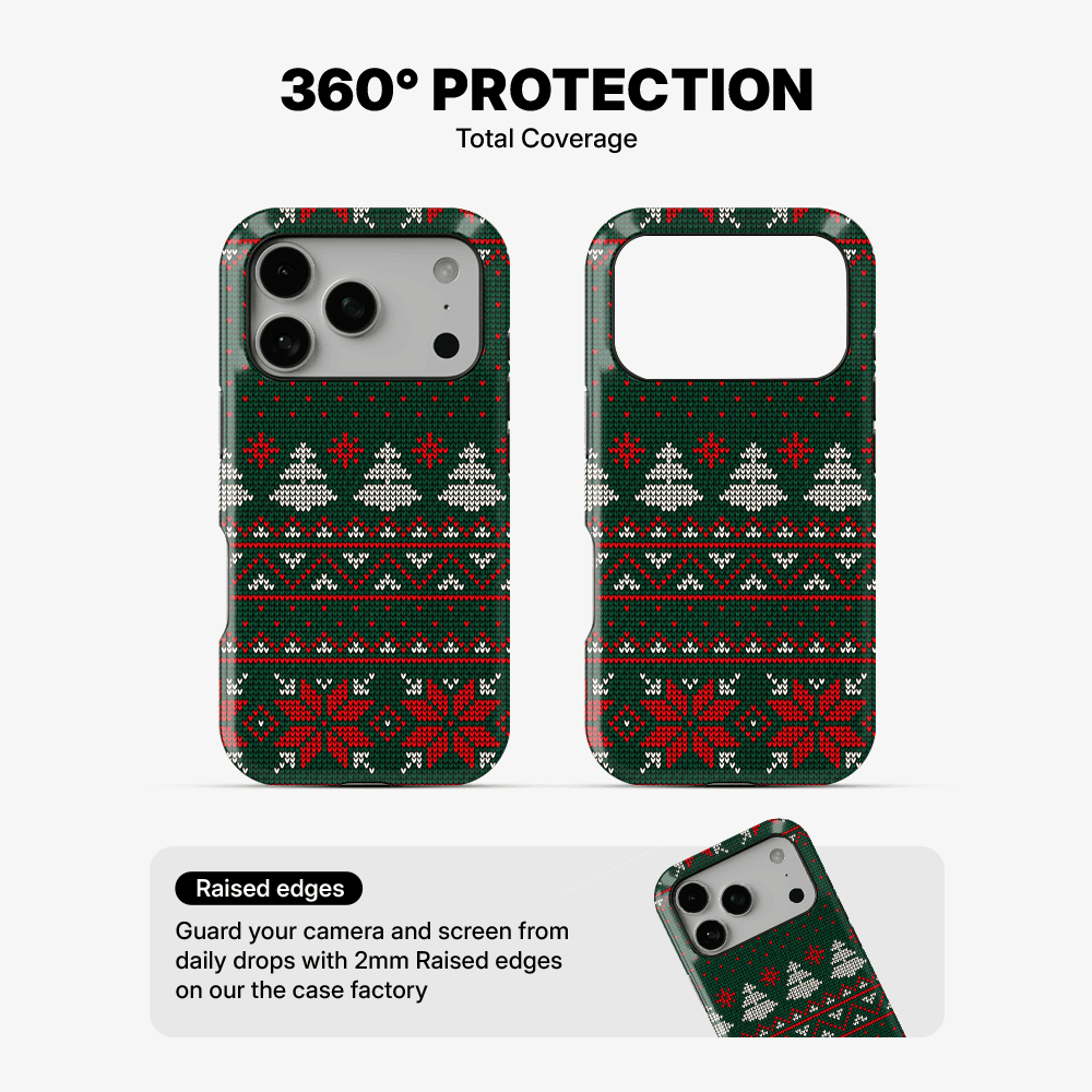 Holiday Knit Pattern Phone Case