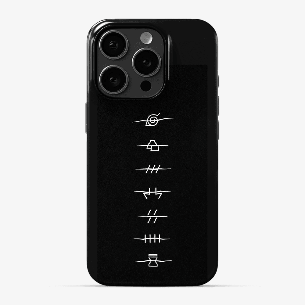 Shinobi Symbols Minimal Phone Case