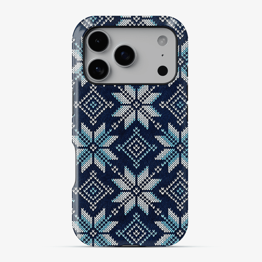 Nordic Snowflake Knit Phone Case