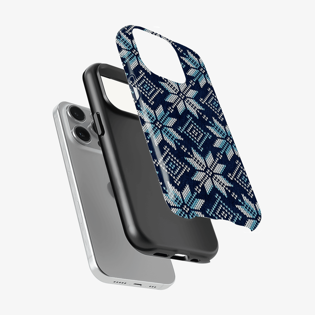 Nordic Snowflake Knit Phone Case