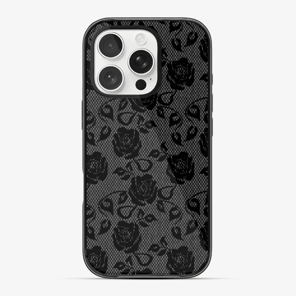 Dark Rose Pattern Phone Case