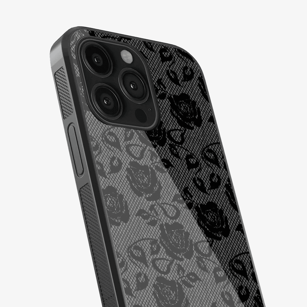 Dark Rose Pattern Phone Case