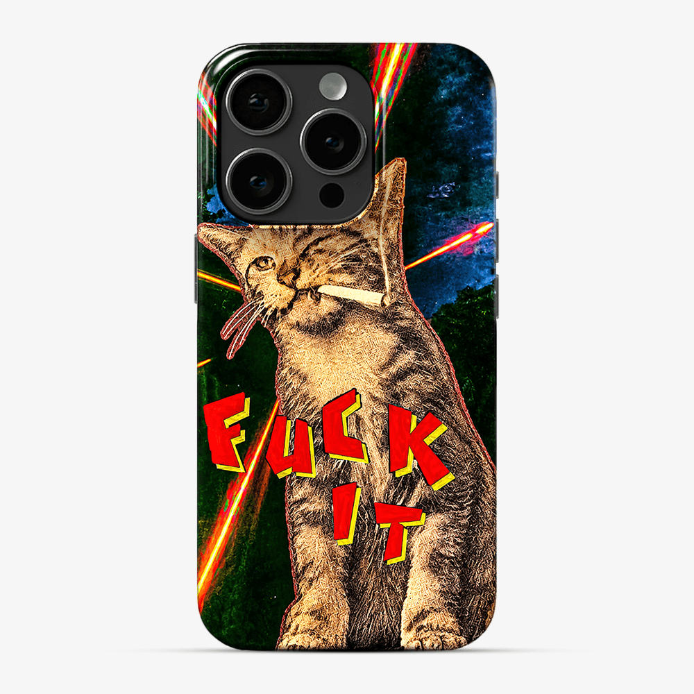 Rebel Cat Quote Phone Case
