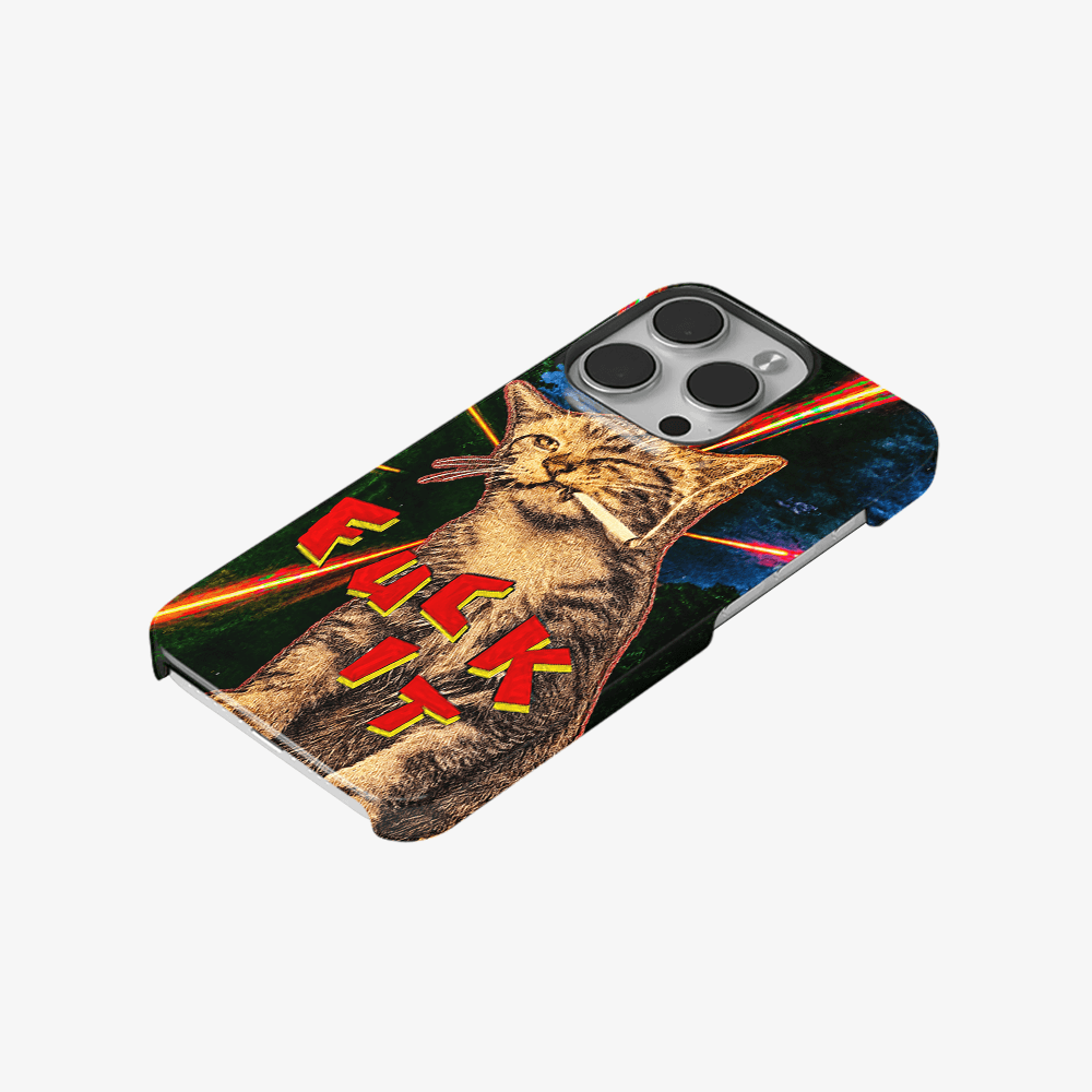 Rebel Cat Quote Phone Case
