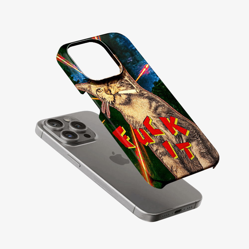 Rebel Cat Quote Phone Case