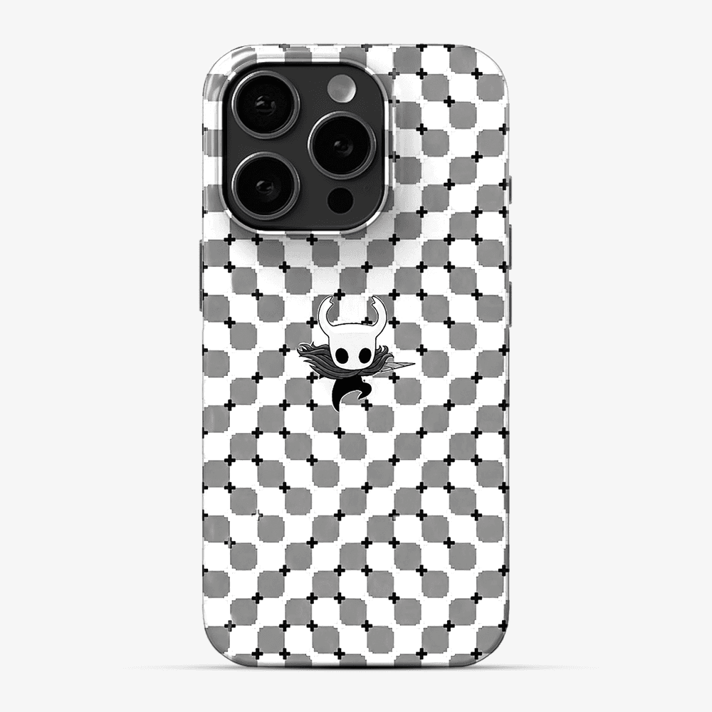 Optical Check Pattern Phone Case