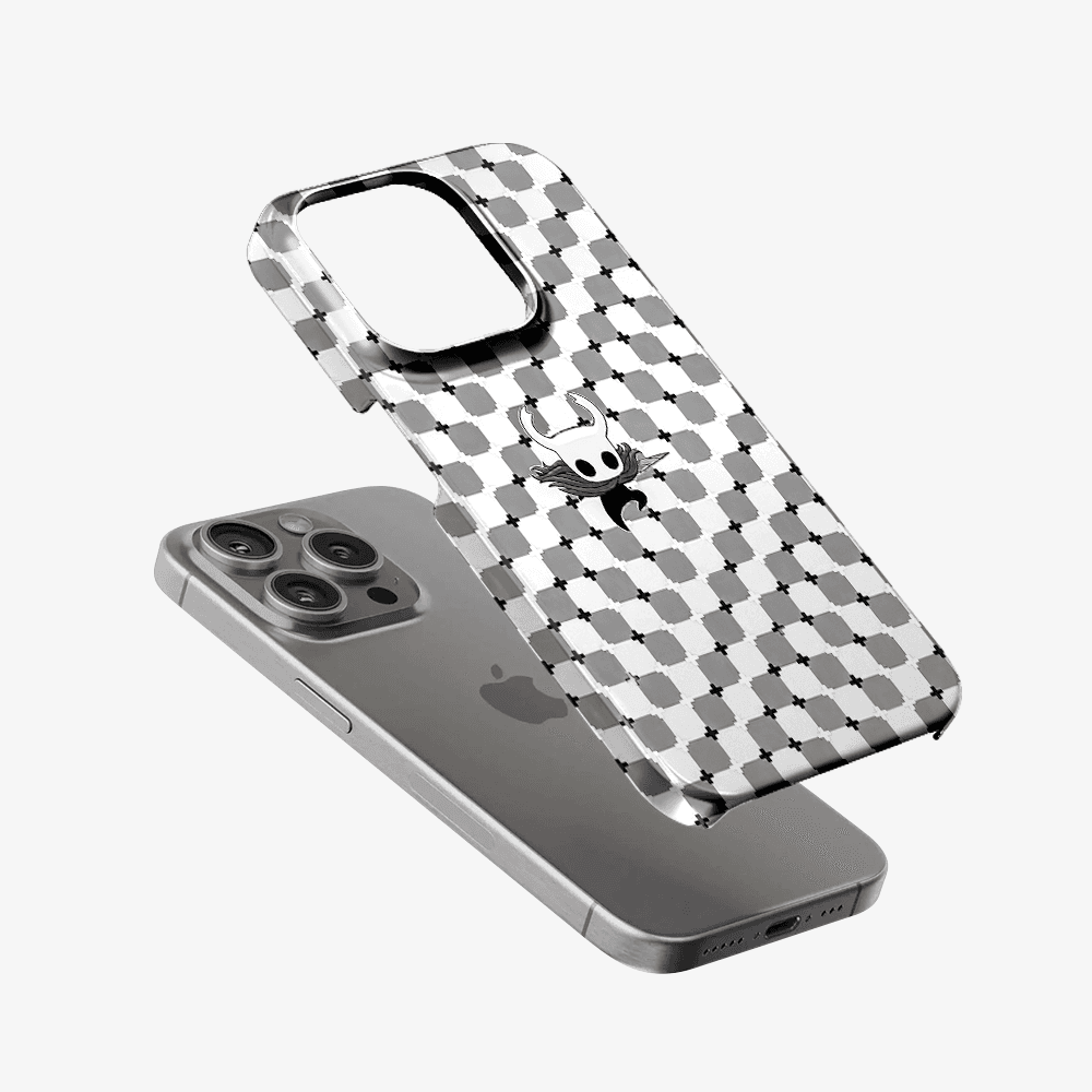 Optical Check Pattern Phone Case