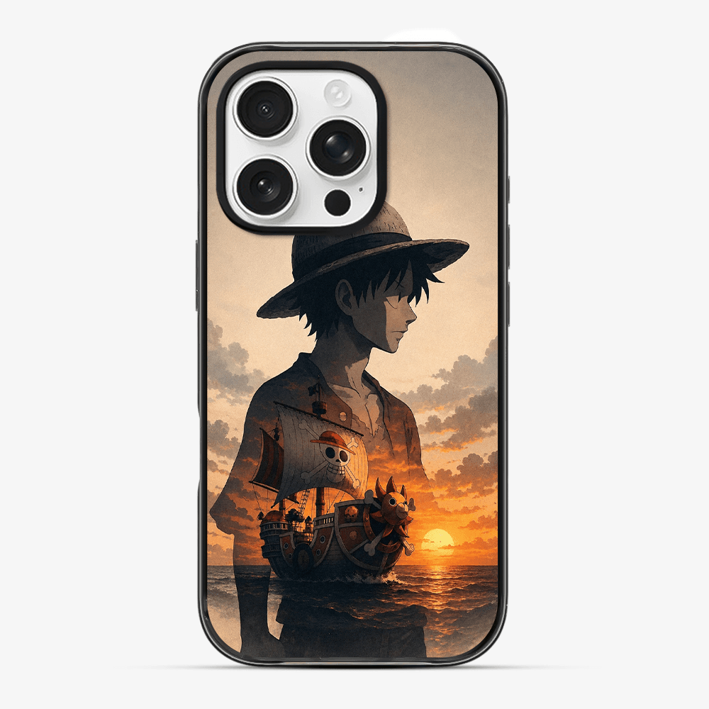 Straw Hat Sunset Phone Case