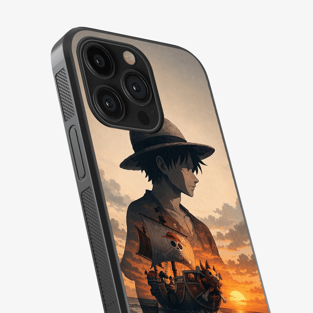 Straw Hat Sunset Phone Case