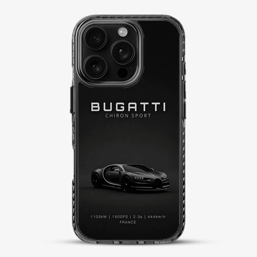 Black Hypercar Minimal Phone Case