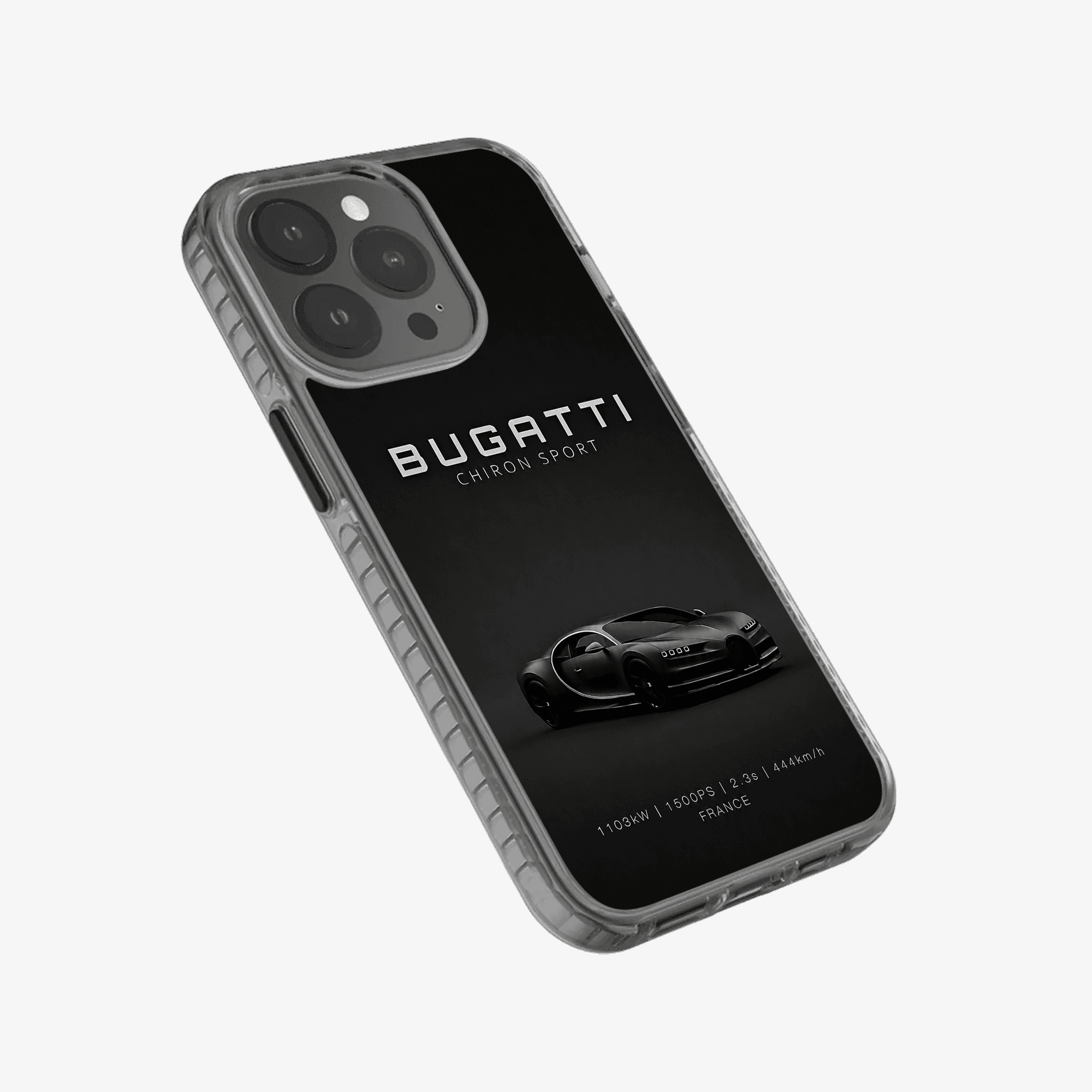 Black Hypercar Minimal Phone Case