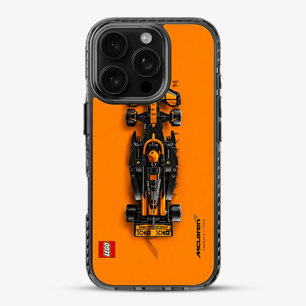 Orange Formula Racer Phone Case