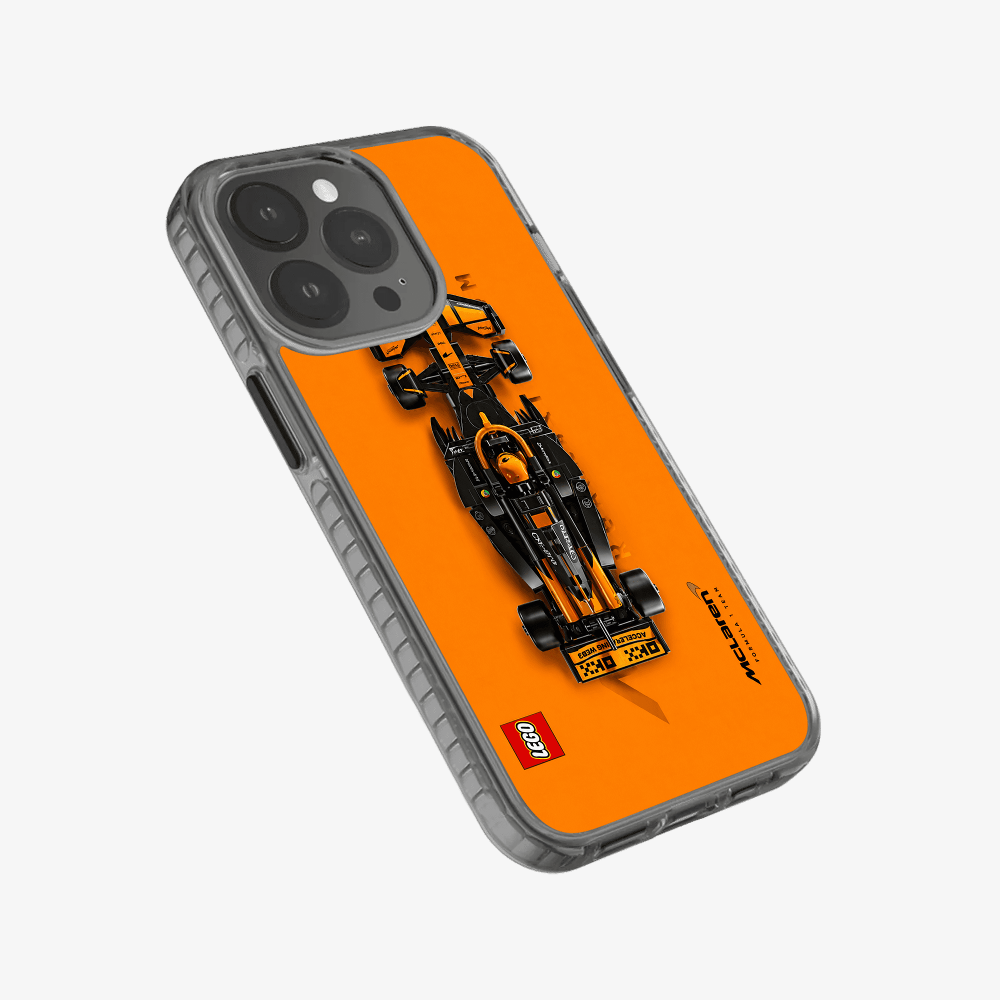 Orange Formula Racer Phone Case