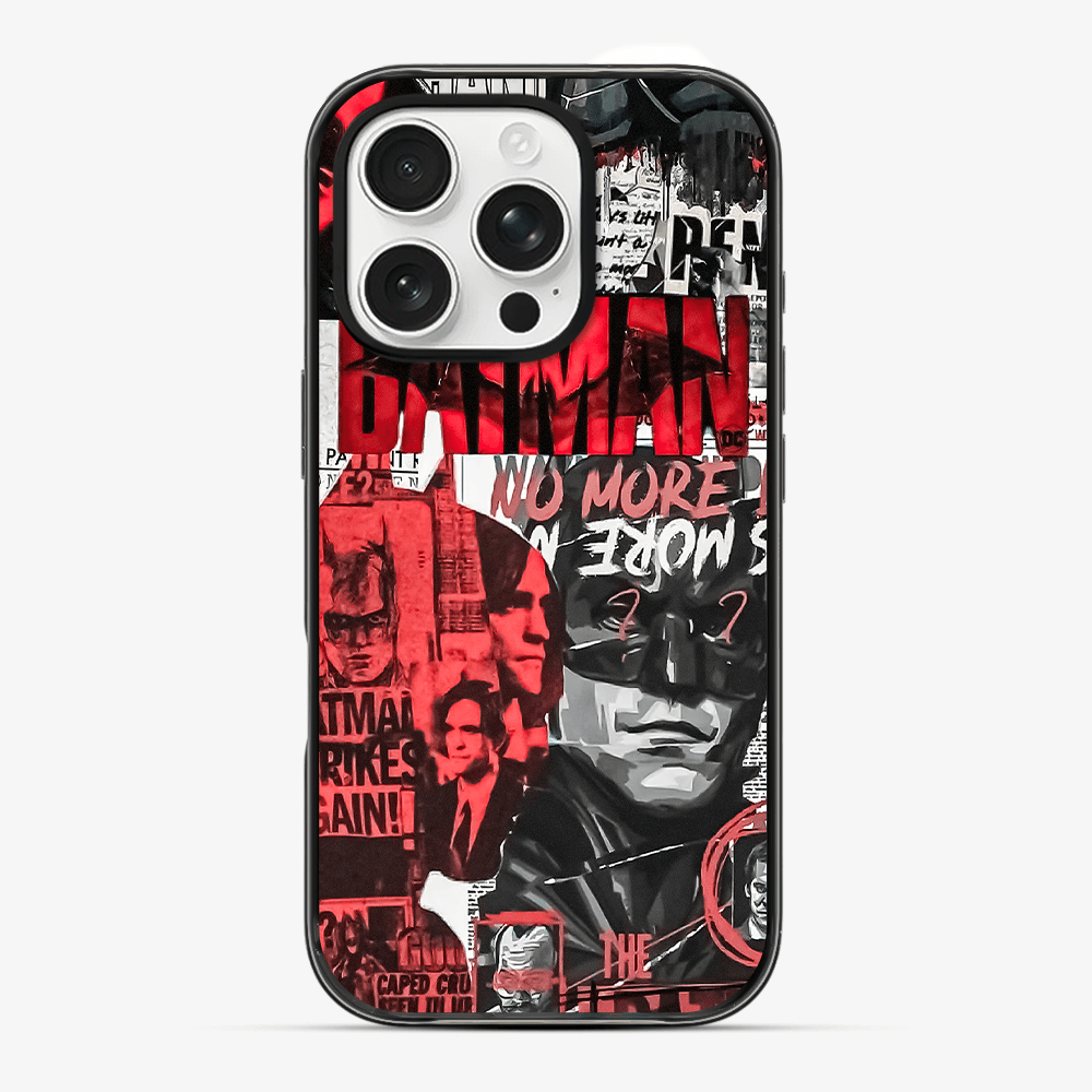 Dark Knight Red Collage Phone Case