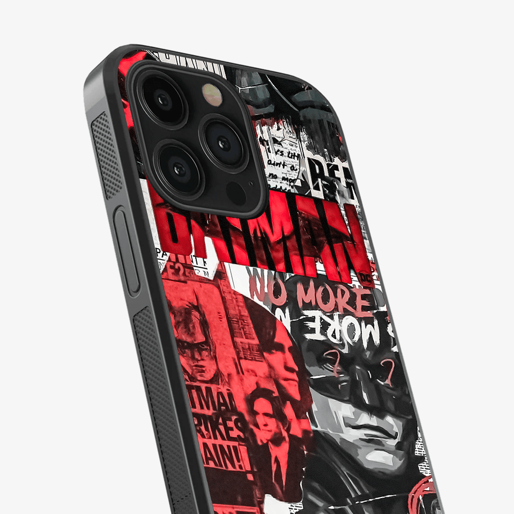 Dark Knight Red Collage Phone Case