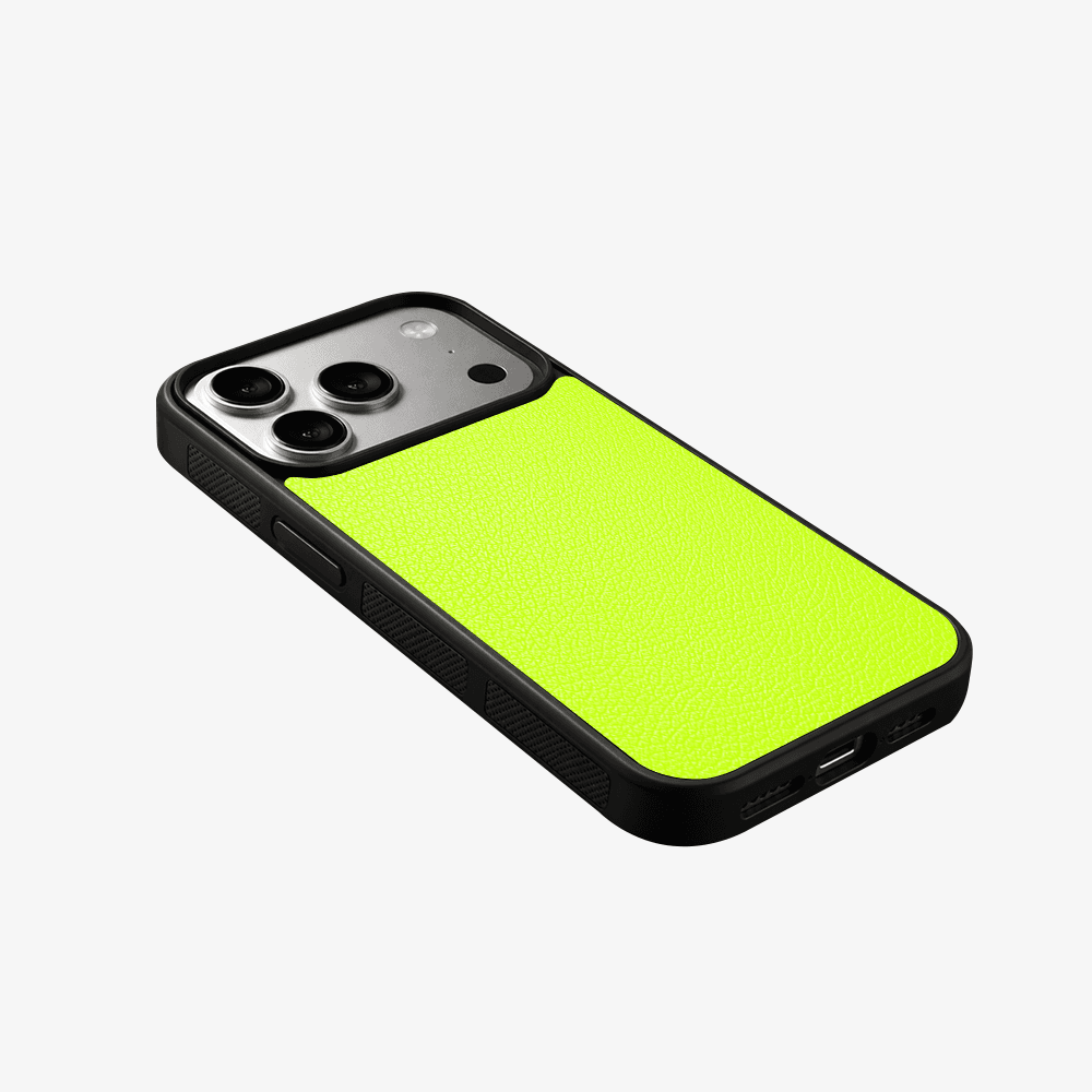 Lime Vegan Leather Phone Case