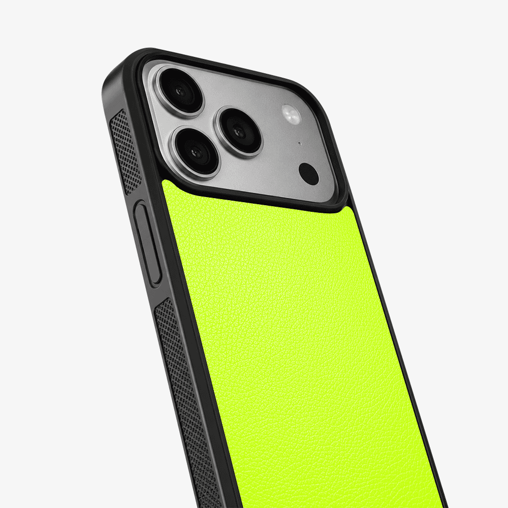 Lime Vegan Leather Phone Case