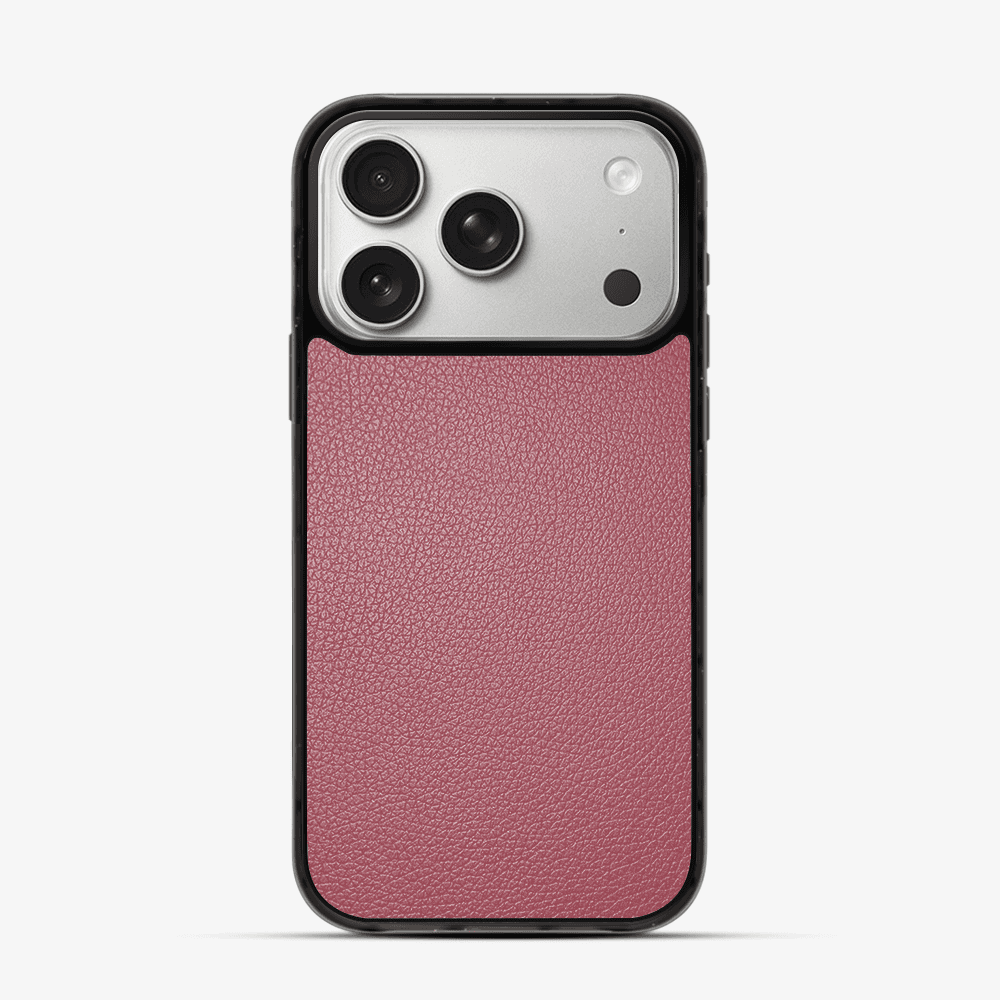Maroon Vegan Leather Phone Case