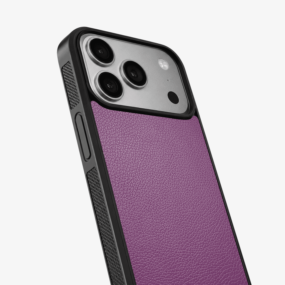 Plum Vegan Leather Phone Case
