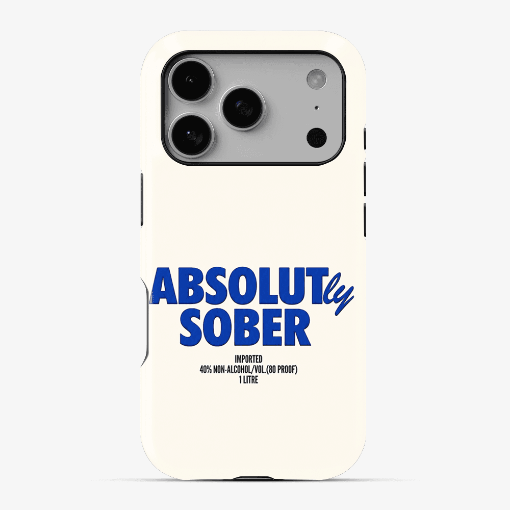 Absolutely Sober Phone Case premium designer phone case