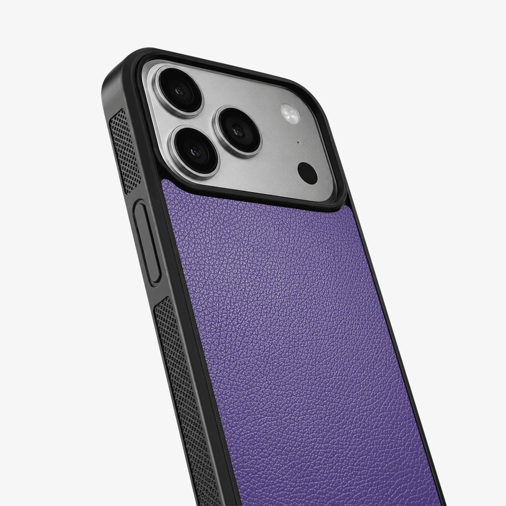 Purple Vegan Leather Phone Case