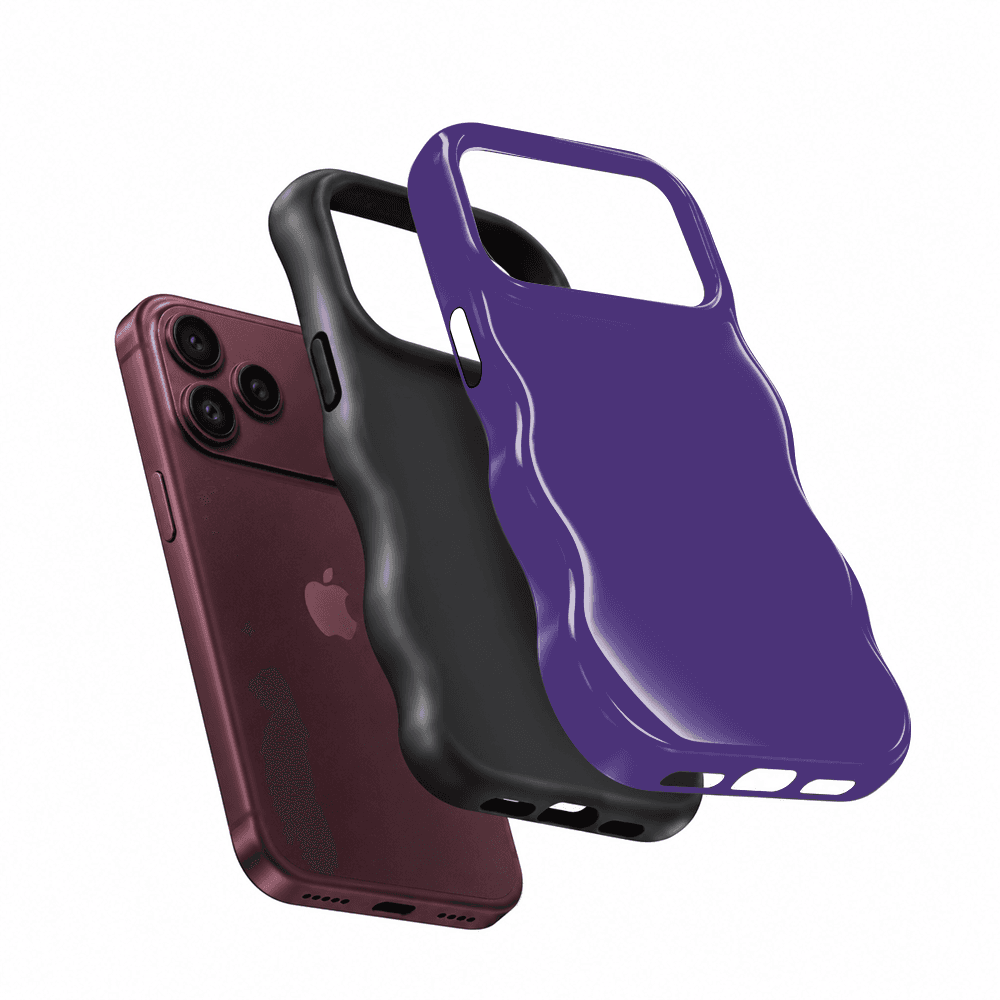 Purple Wavy Phone Case