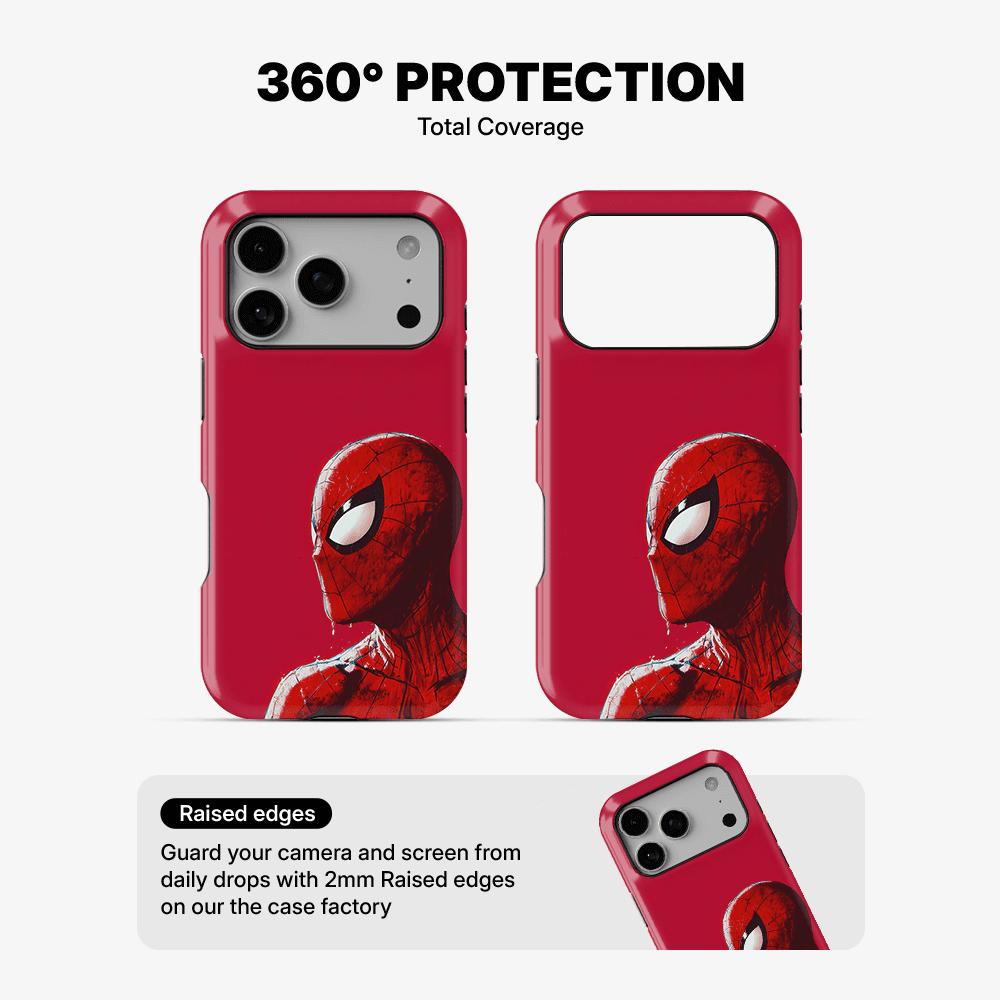 Spider-Man Fiery Profile Phone Case