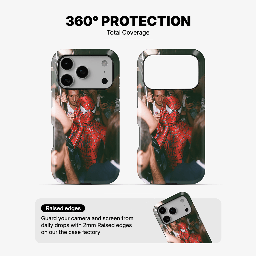 Spider-Man Crowd Scene Phone Case