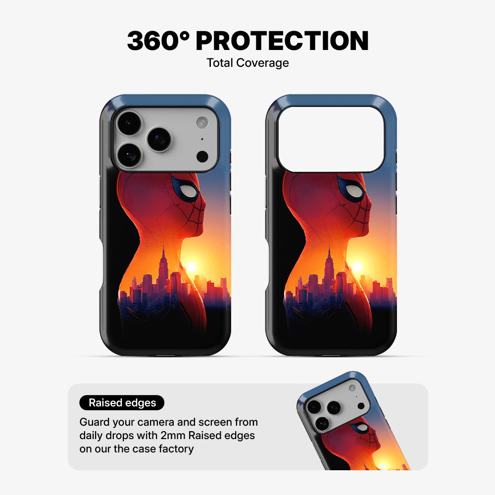 Spider-Man Skyline Silhouette Phone Case