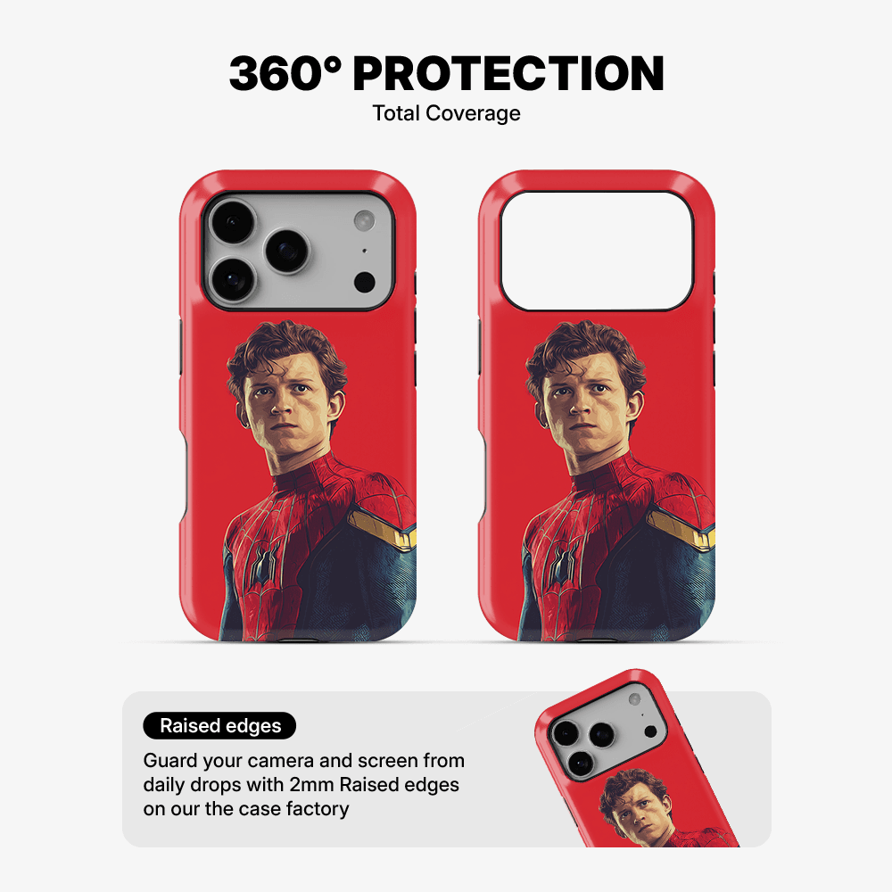 Peter Parker Hero Portrait Phone Case