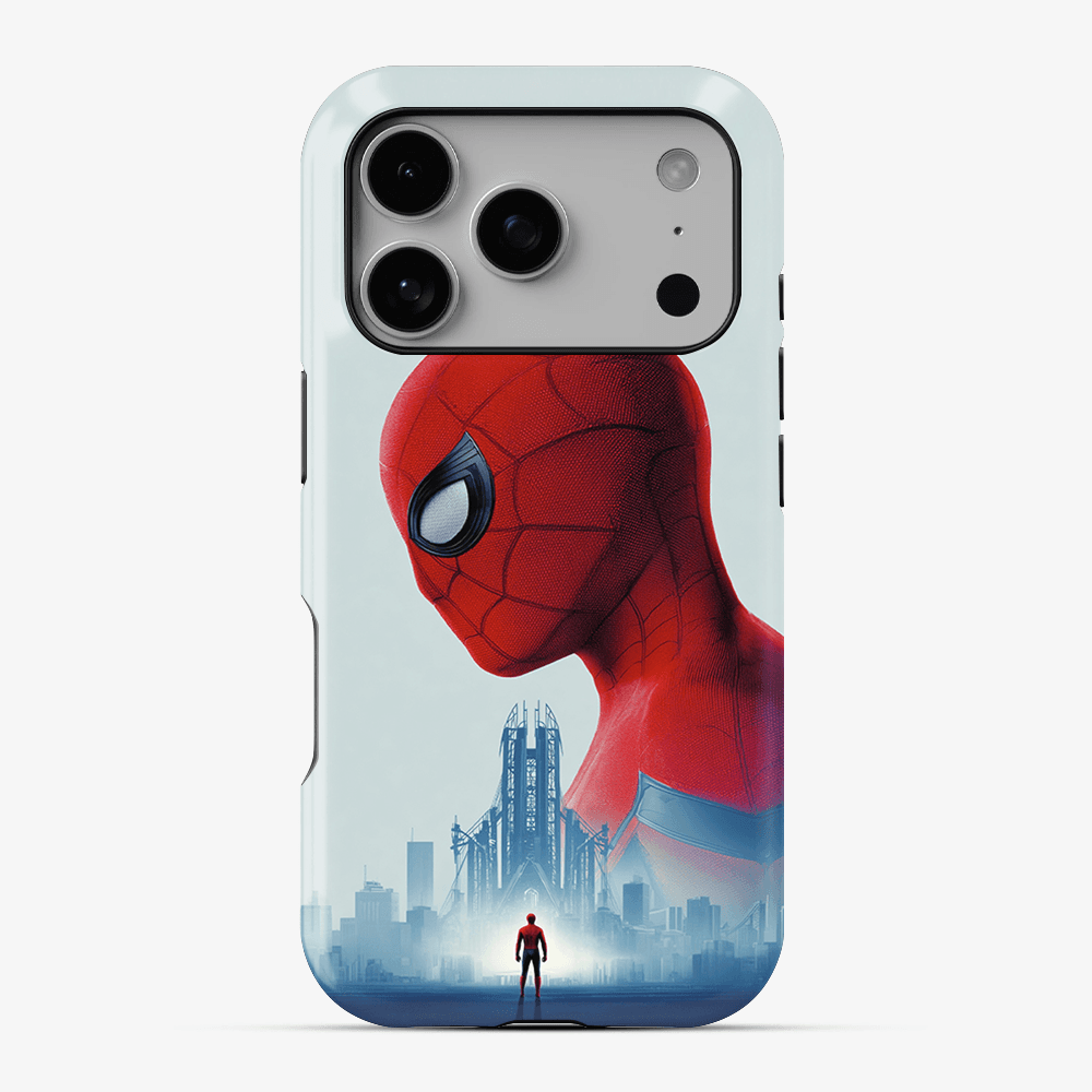 Spider-Man Minimal Skyline Phone Case