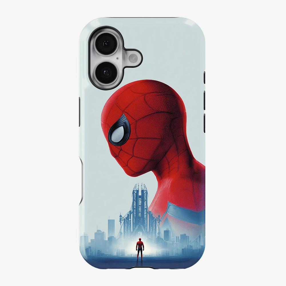 Spider-Man Minimal Skyline Phone Case