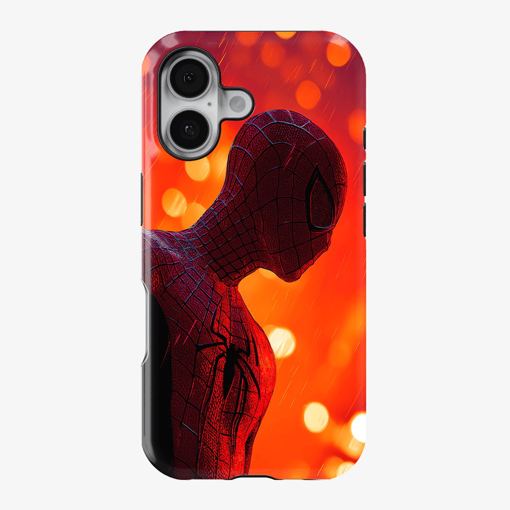 Minimal Spider-Man Red Phone Case