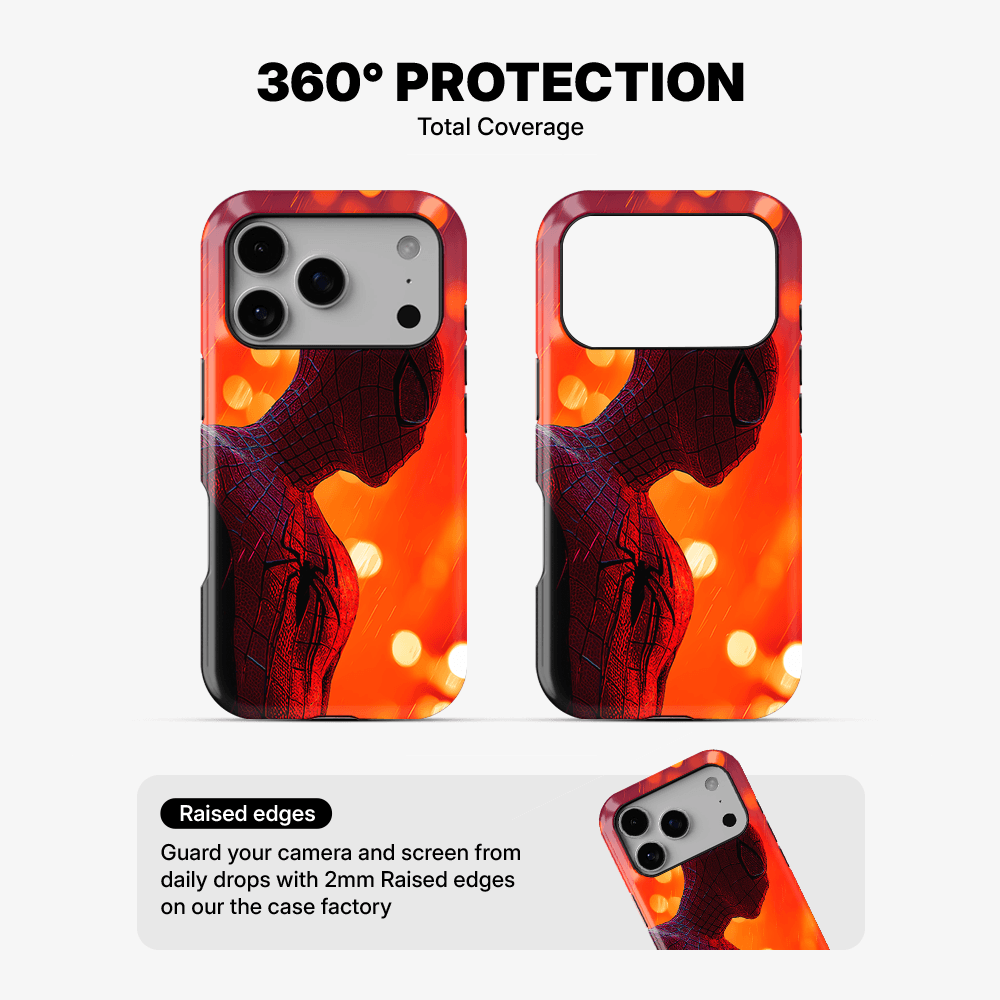 Minimal Spider-Man Red Phone Case