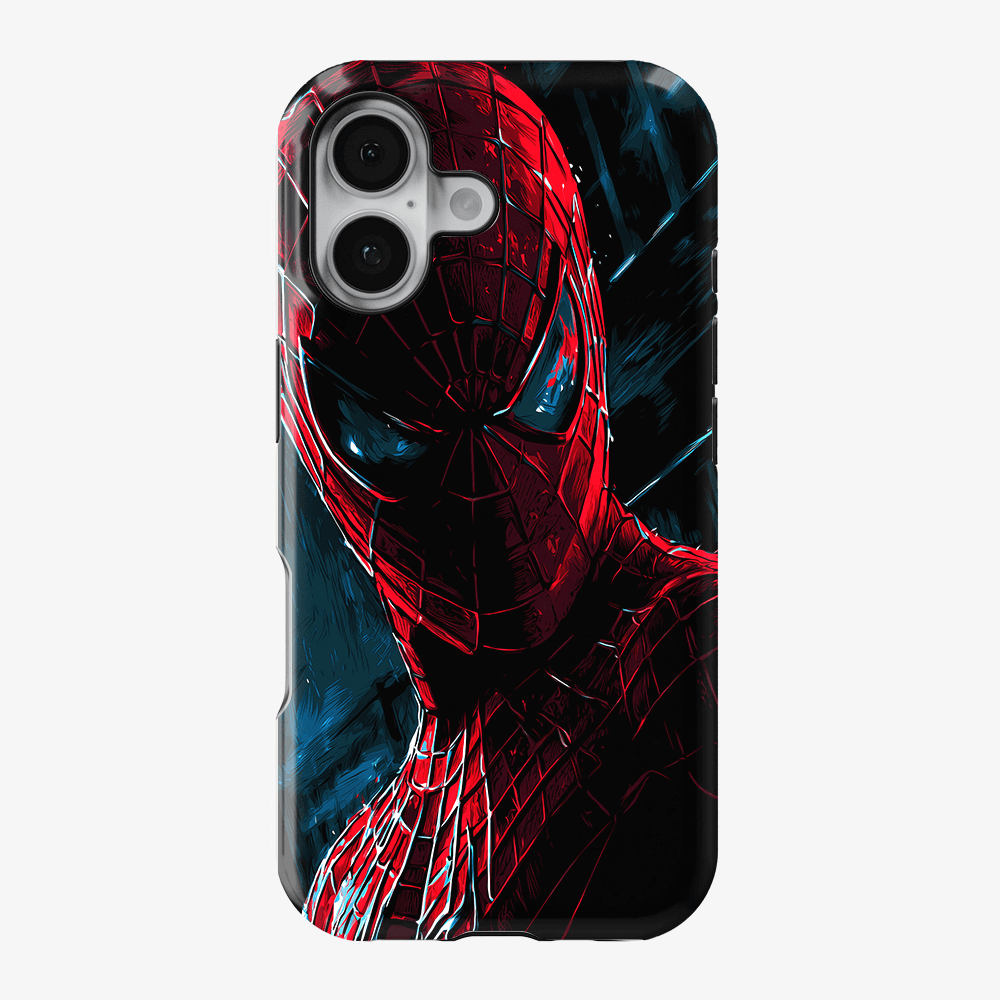 Spider-Man Shadow Close-Up Phone Case