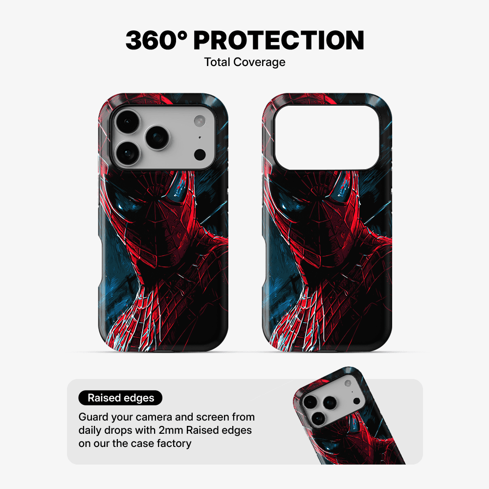 Spider-Man Shadow Close-Up Phone Case