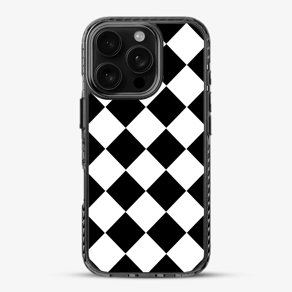 Black Checkered Stride 2.0 Case