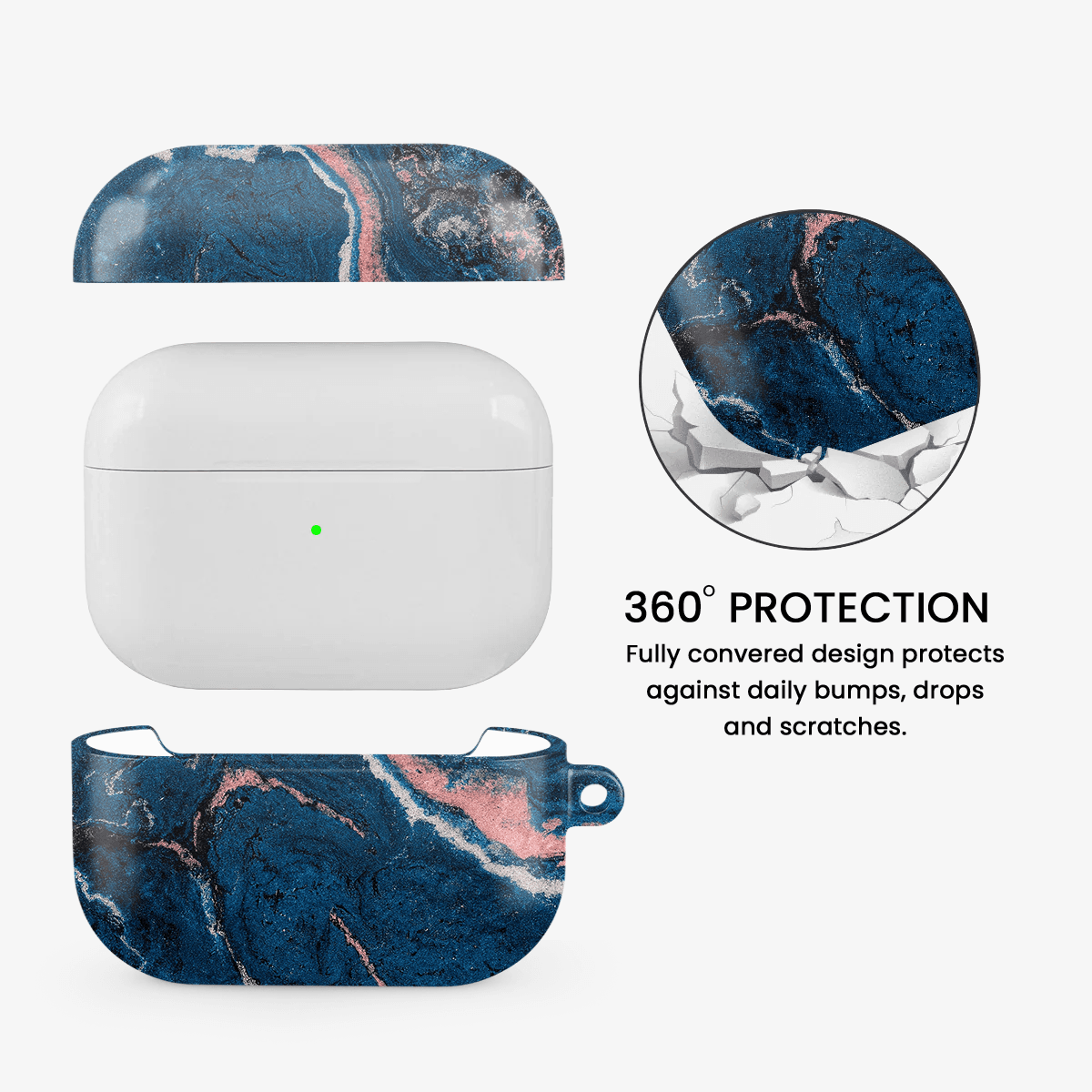 Blue Lagoon Airpods Case