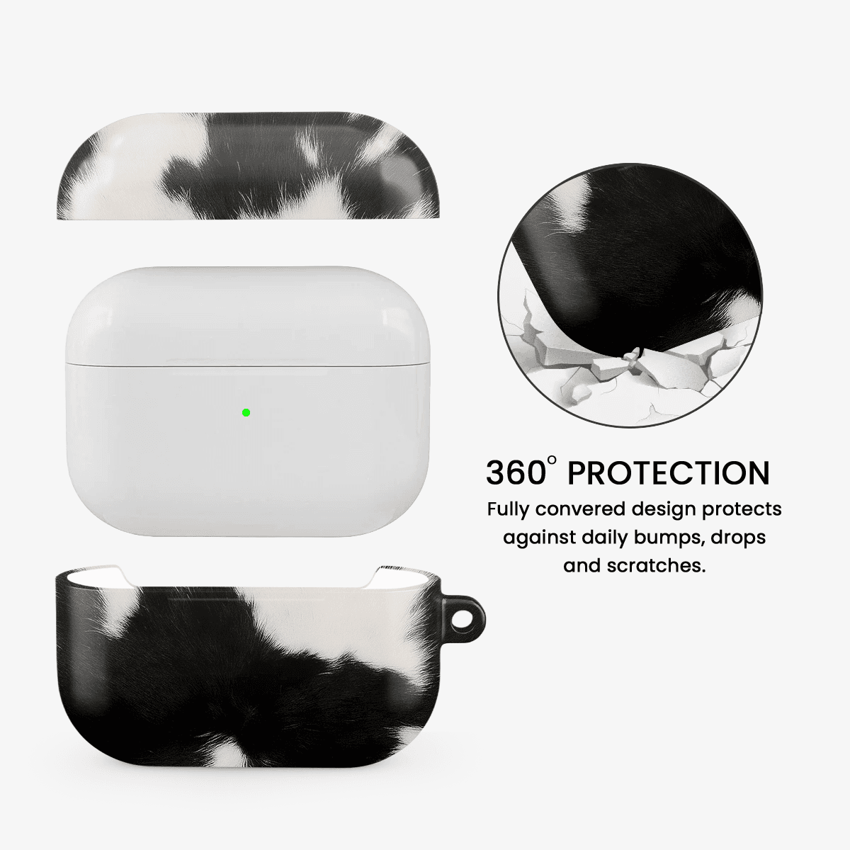 Achromatic Airpods Case