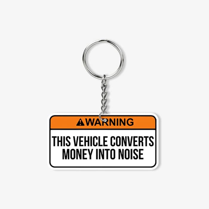 Vehicle Warning KeyChain