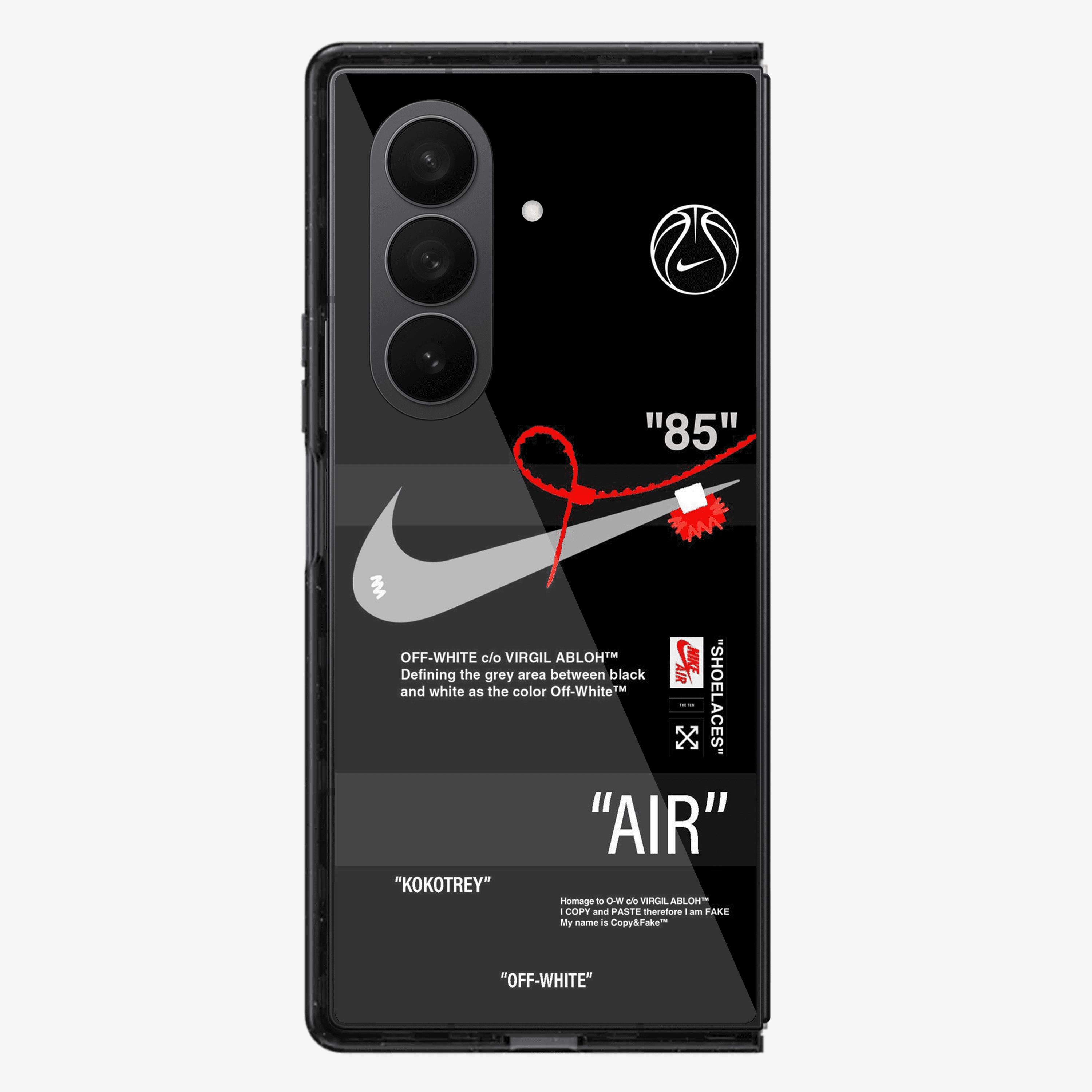 Nike | Nasa OffWhite Samsung Z Fold Phone Case