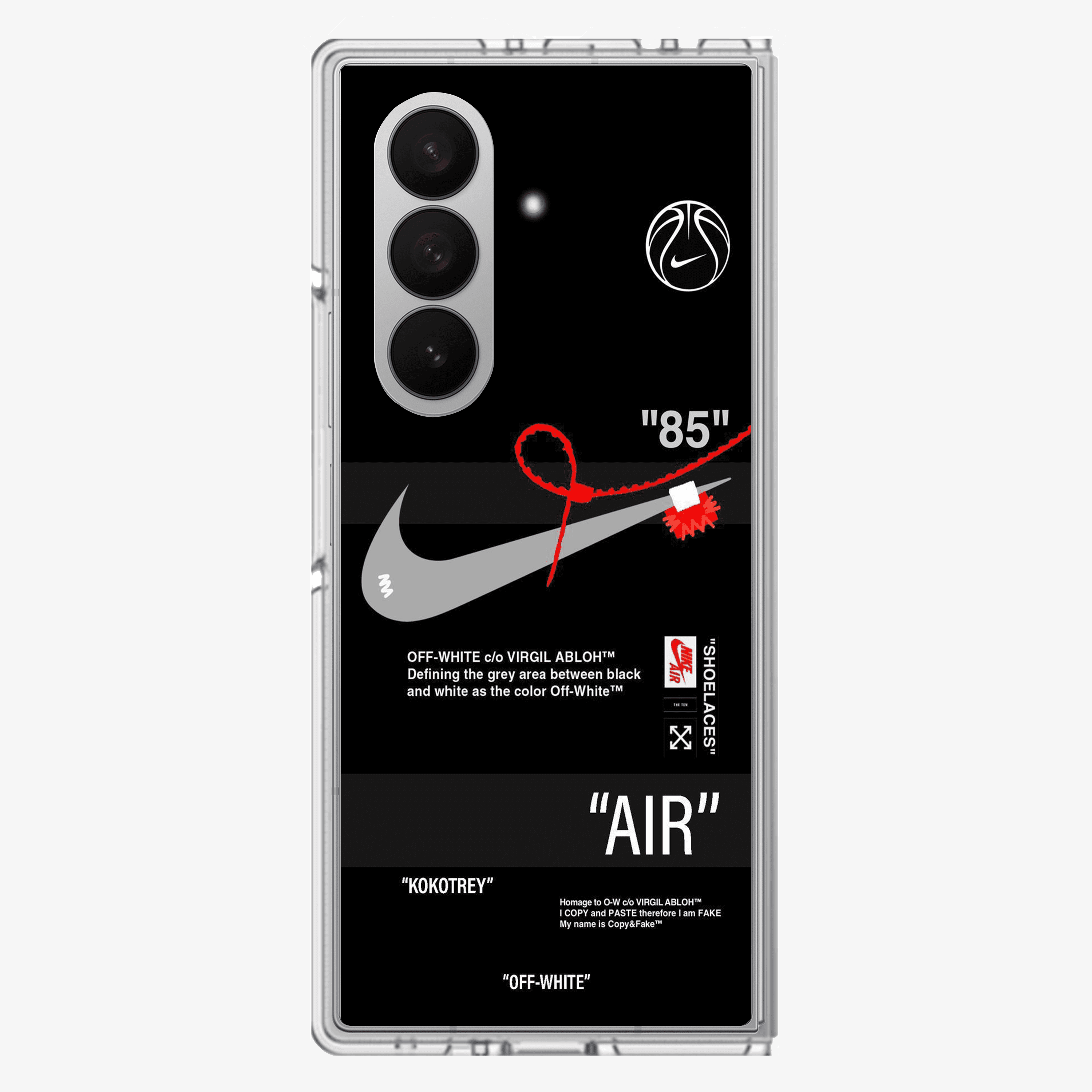 Nike | Nasa OffWhite Samsung Z Fold Phone Case