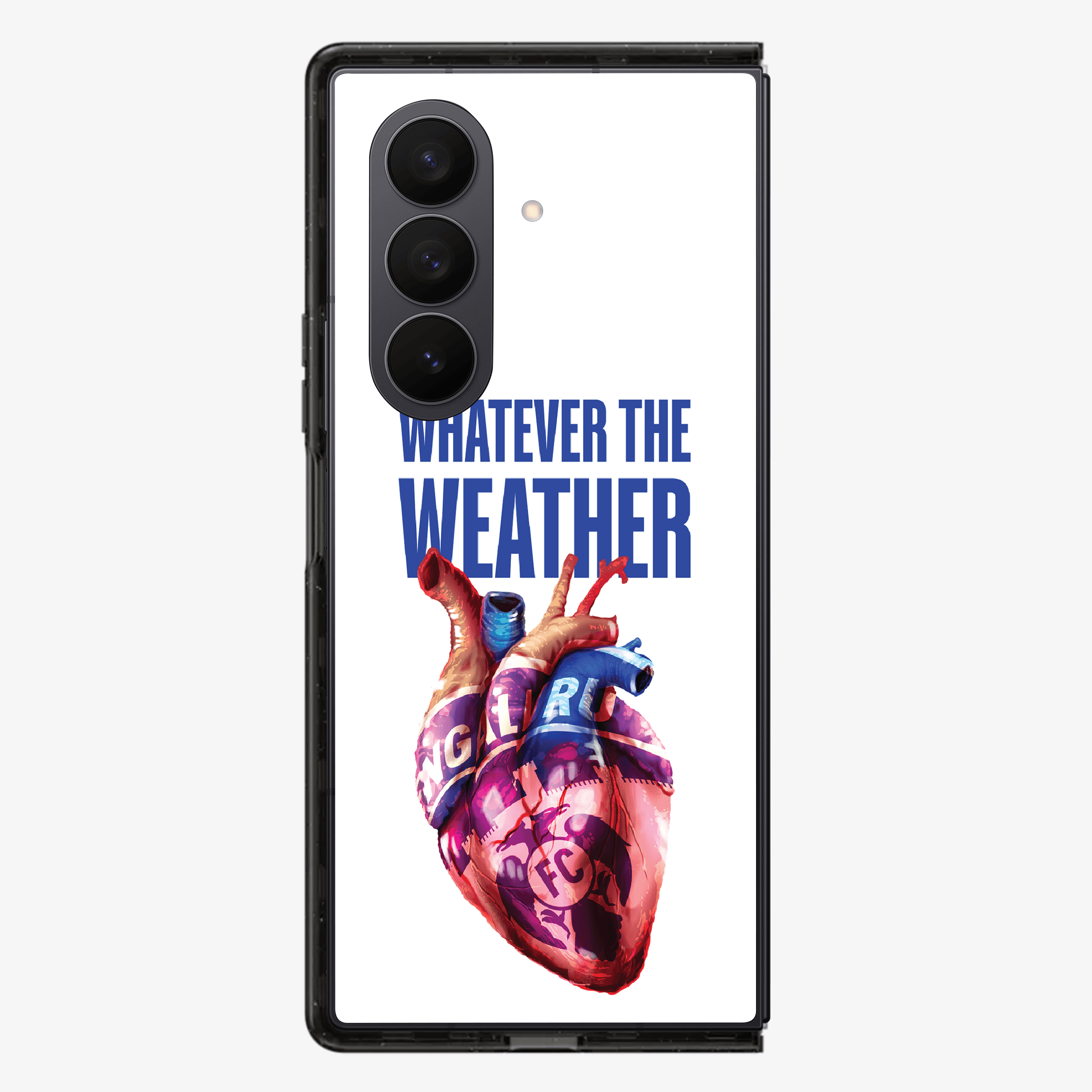 Whatever The Weather Bengaluru FC Phone  Samsung Z Fold Phone Case