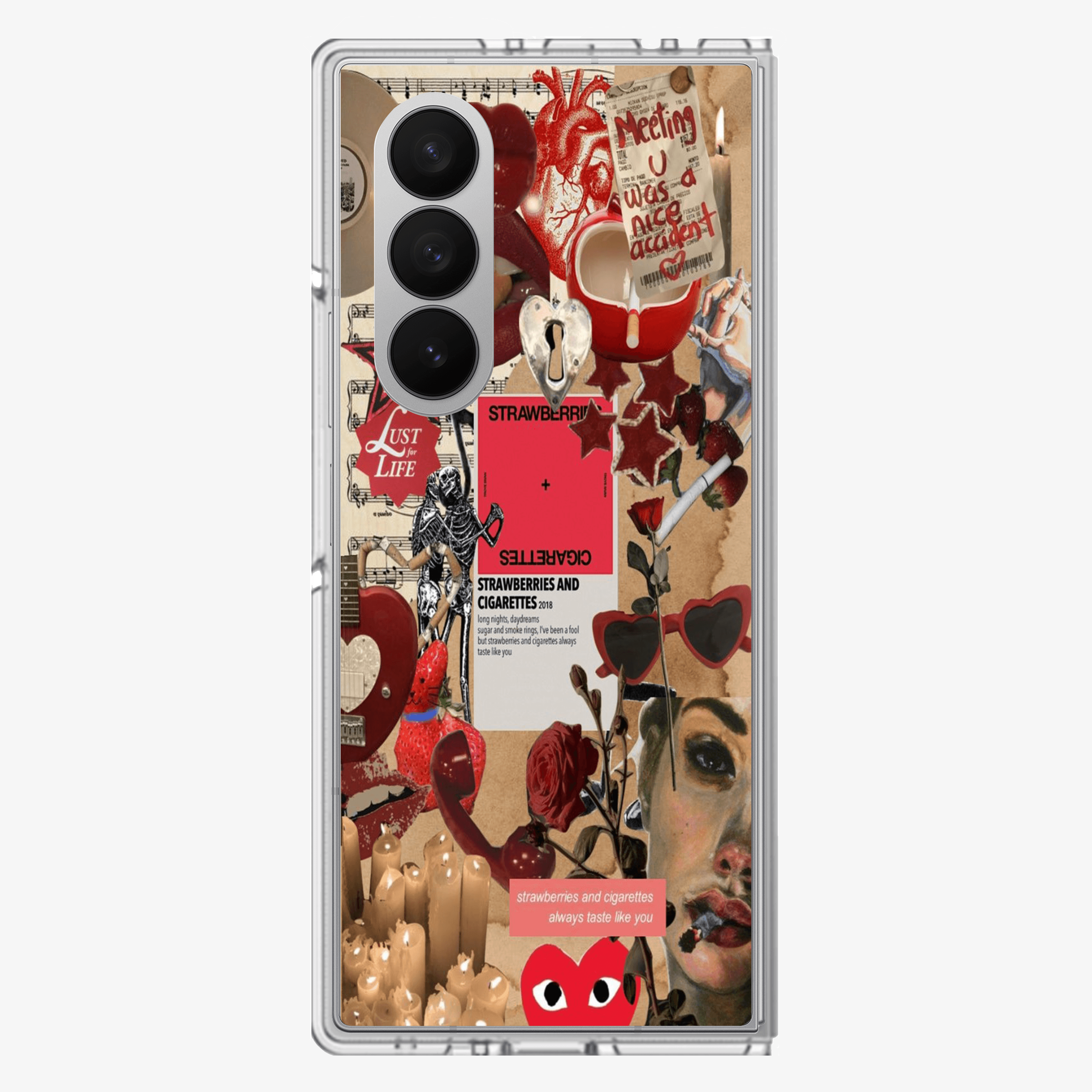 Strawberries and Cigarettes Samsung Z Fold Phone Case
