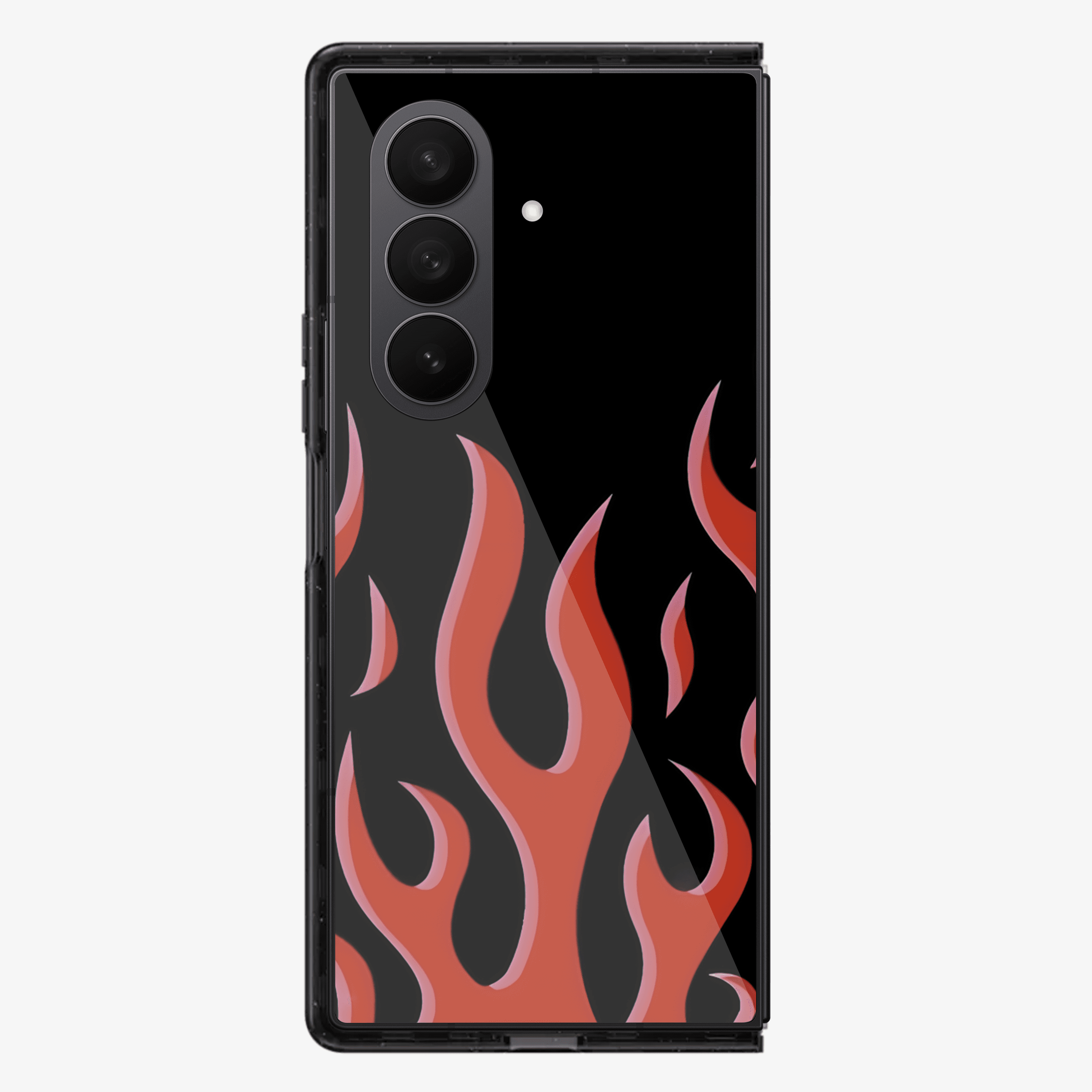 Flame | Red Samsung Z Fold Phone Case