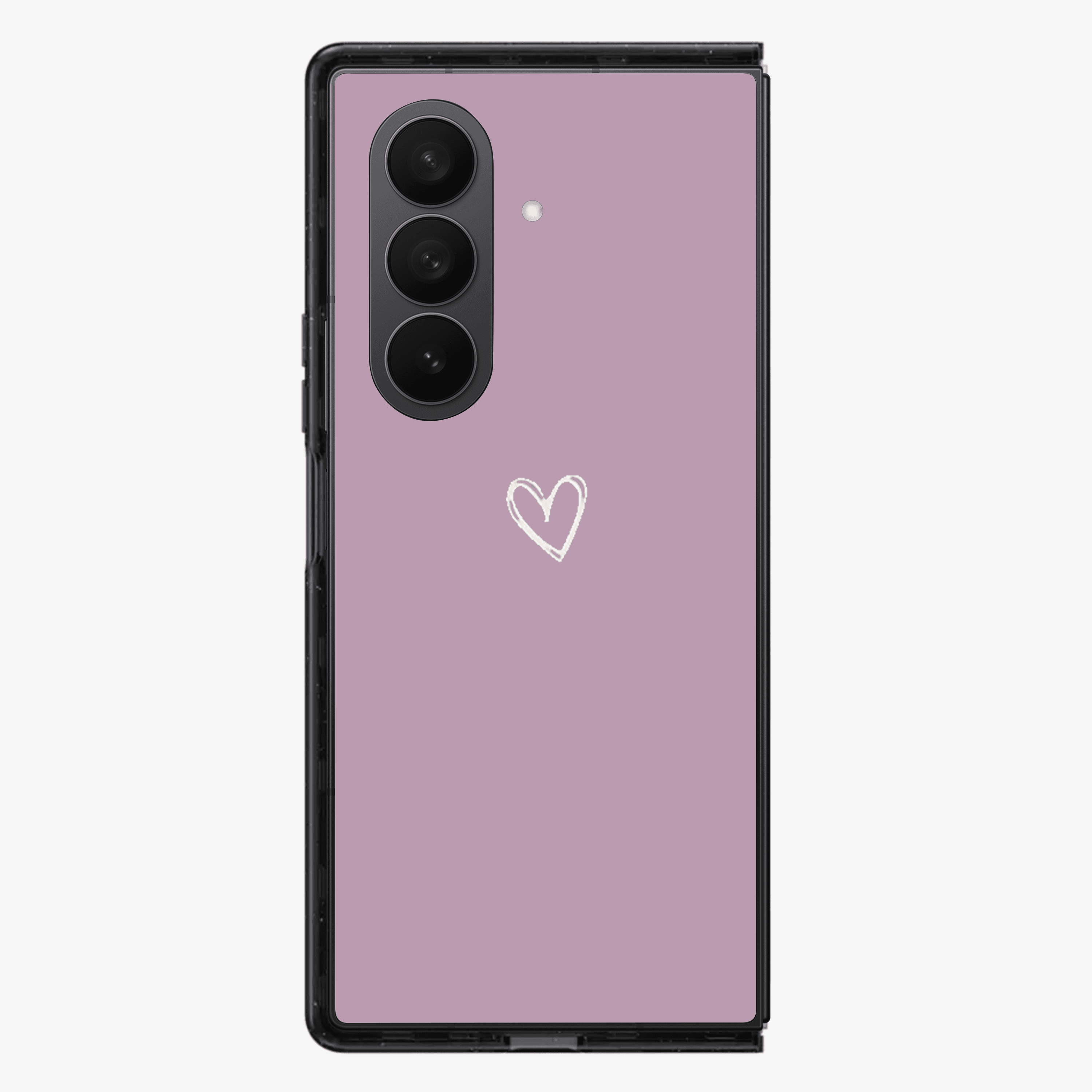 Pink Heart Samsung Z Fold Phone Case
